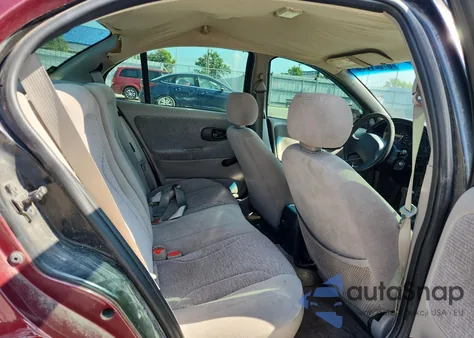 2002 Saturn Sl1 из США, поврежденный, VIN 1G8ZH52842Z312766